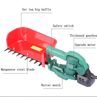 herramientas eléctricas del jardín de 20m m Mini Tea Leaf Harvesting Machine para la hoja de té 300M M