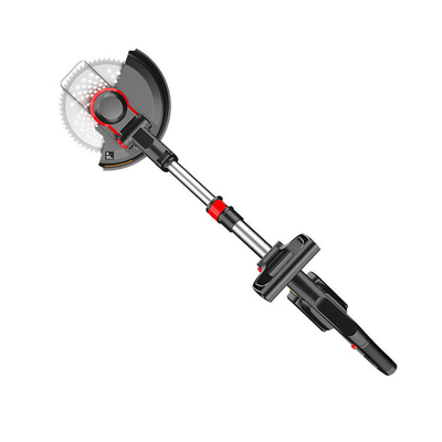 cortador de hierba sin cuerda eléctrico 5.5A línea dual cortador de 15 pulgadas de borde del césped de la cabeza de alimentación auto