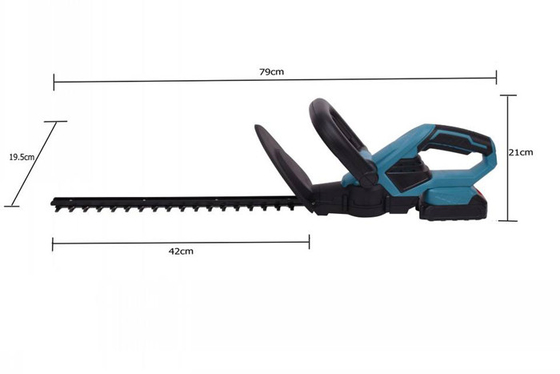 cuchilla recargable de la acción del condensador de ajuste de seto de 20V Protable 1750r/Min Tree Handheld Cordless Double