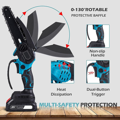 motosierra sin cuerda del PDA portátil de 550W 12m/S con la batería y el cargador
