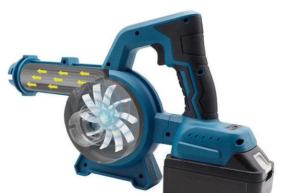 Vacío eléctrico con pilas 20V 2.0Ah 680W de la hoja del ventilador eléctrico sin cuerda del jardín