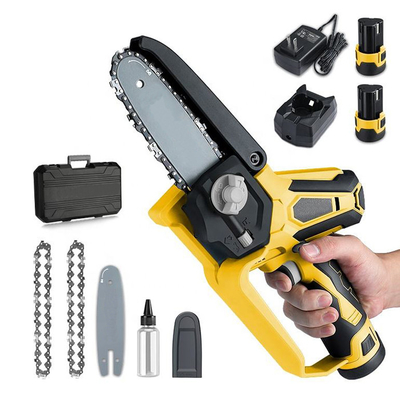 motosierra portátil sin cepillo sin cuerda de 24V 18m/S recargable para el corte de madera