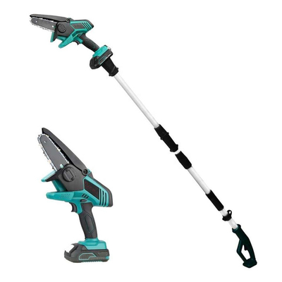 450w Mini Cordless árbol largo extensible Pruner del alcance de la motosierra eléctrica del jardín de 8 pulgadas
