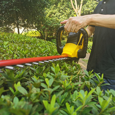 cortador eléctrico del seto de seto del jardín del árbol del césped 950w del condensador de ajuste del alcance largo dual eléctrico de la cuchilla
