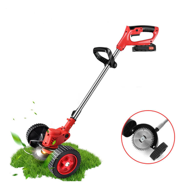 Cortador de césped inalámbrico eléctrico con batería de litio para arbustos de jardín multifuncional de 350 W