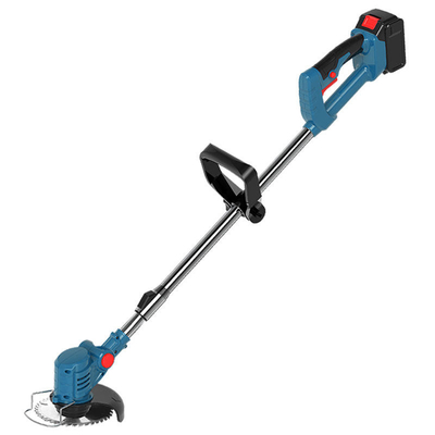 Recortadora de césped sin cable de 850 W y 24 V con cuchilla de plástico oscilante para trabajos de jardín